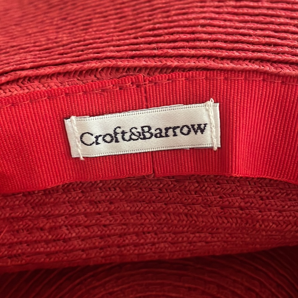 Croft & Barrow red floppy hat‎ - Picture 5 of 10